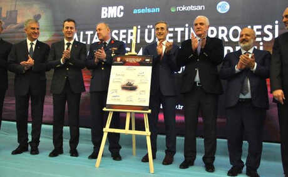 Altay Tankının Seri Üretim Sözleşmesi İmzalandı