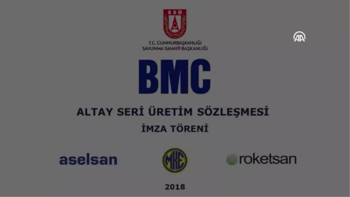 Altay Tankının Seri Üretim Sözleşmesi İmzalandı (2)