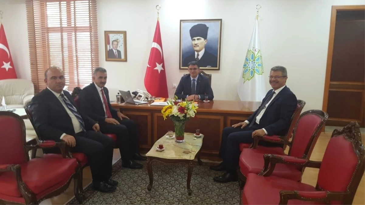 Başkan Akay\'dan Tokat Valisi Dr. Ozan Balcı\'ya Ziyaret
