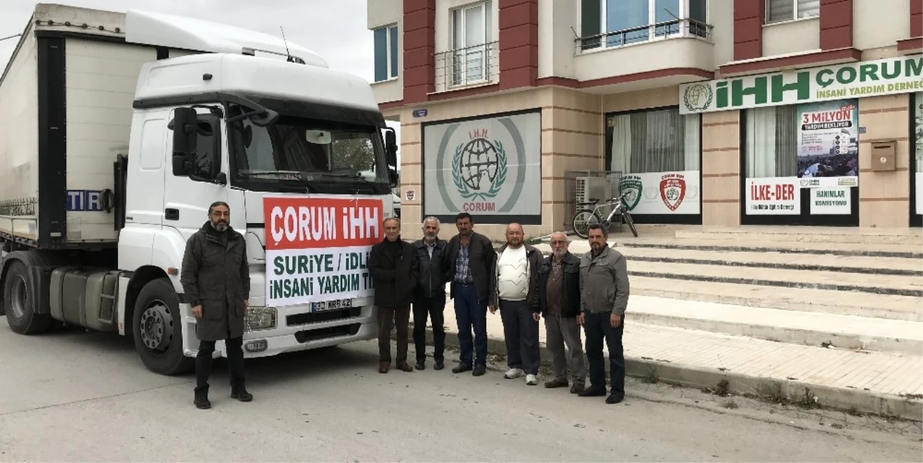 Çorum\'dan İblib\'e İnsani Yardım