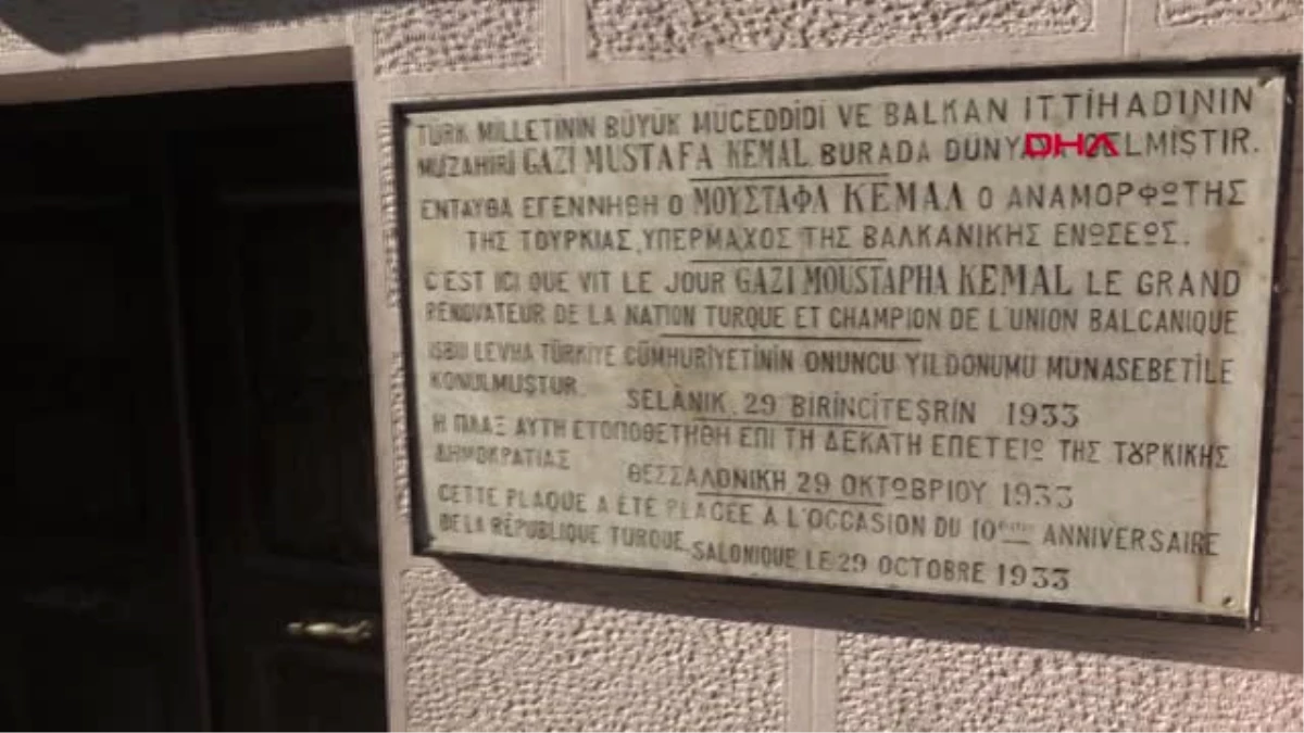 Edirne Atatürk\'ü Anmak İçin Selanik\'te Doğduğu Eve Akın Ettiler