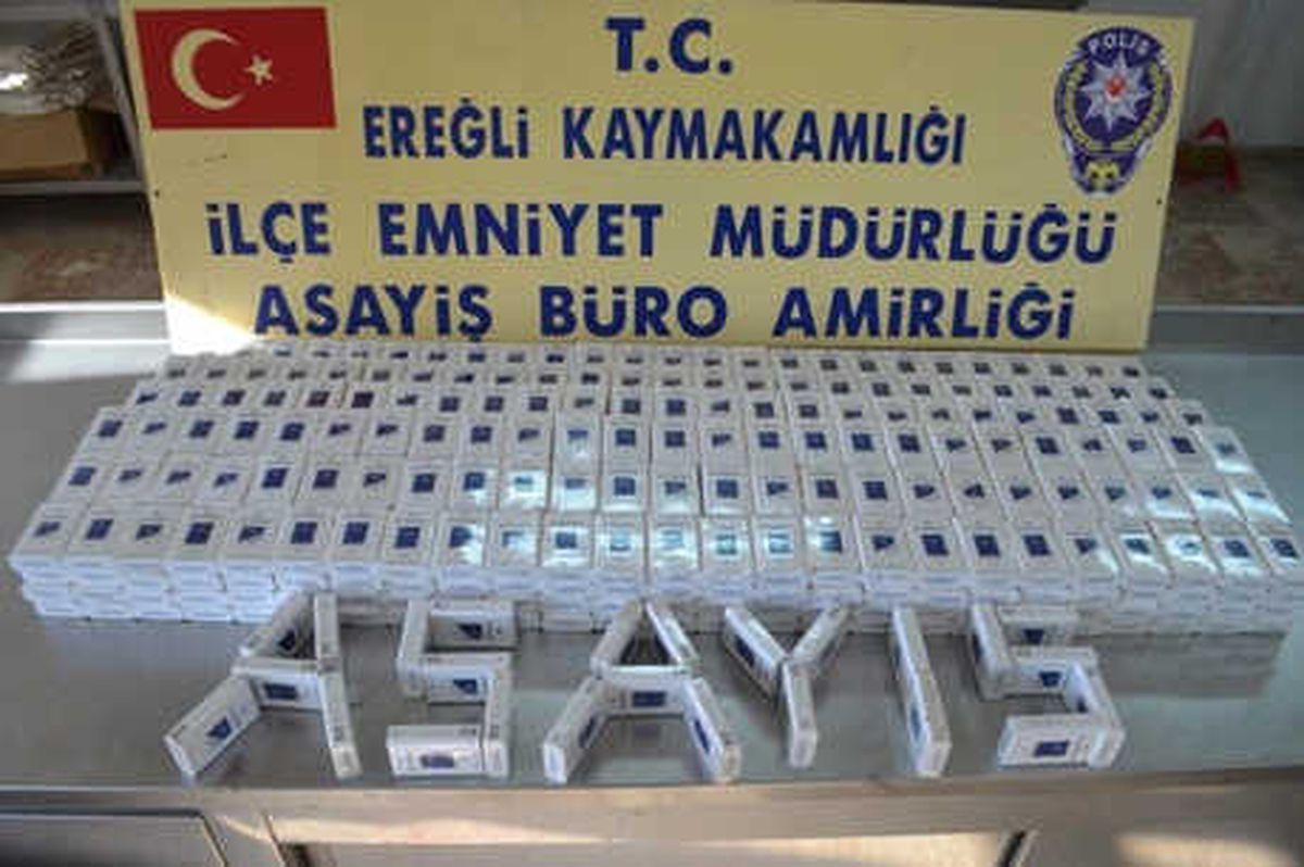 Ereğli\'de Kaçak Sigara Operasyonu