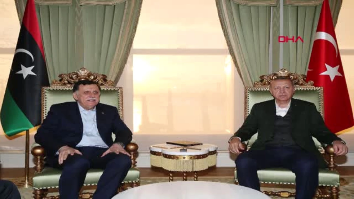 İstanbul-Cumhurbaşkanı Erdoğan Libya Başkanlık Konseyi Başkanı Al-Sarraj ile Görüştü