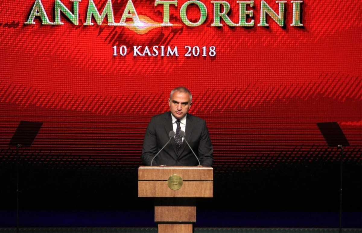 Bakan Ersoy, Atatürk\'ü Anma Programında Konuştu