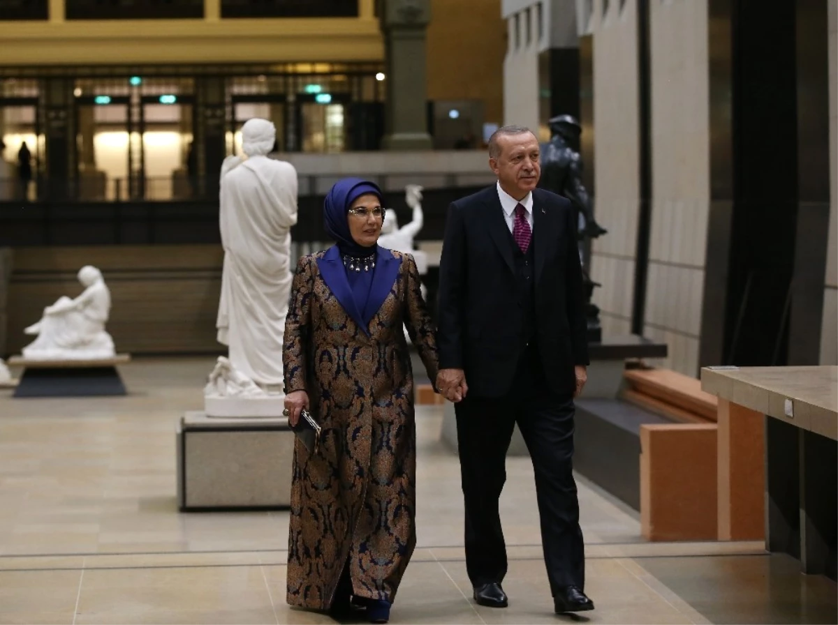 Cumhurbaşkanı Erdoğan, Picasso Bleu Et Rose Müzesi\'ndeki Yemeğe Katıldı