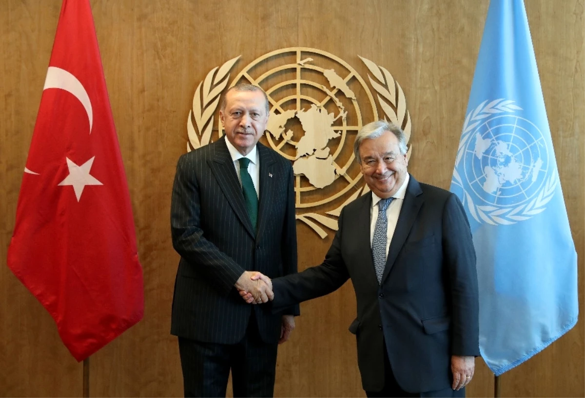 Erdoğan, BM Genel Sekreteri Guterres ile Görüştü