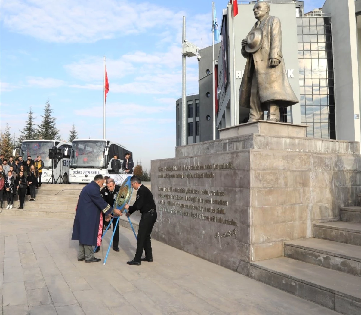 Erü\'de Atatürk\'ü Anma Töreni Düzenlendi