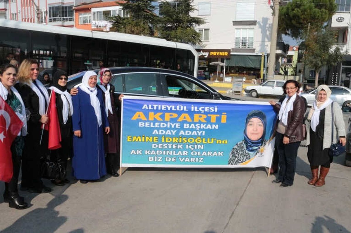 Altıeylül\'ün İlk Kadın Aday Adayı Oldu