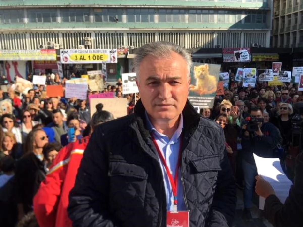 Ankara\'da \'Hayvan Haklarını Koruma Kanun Tasarısı\' Protesto Edildi