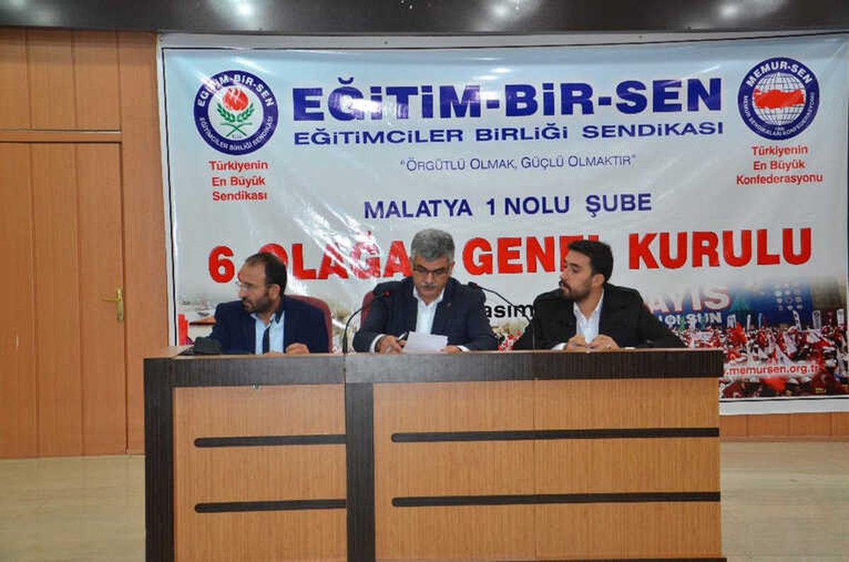 Eğitim-Bir-Sen Malatya\'da Hüseyin Söylemez Dönemi