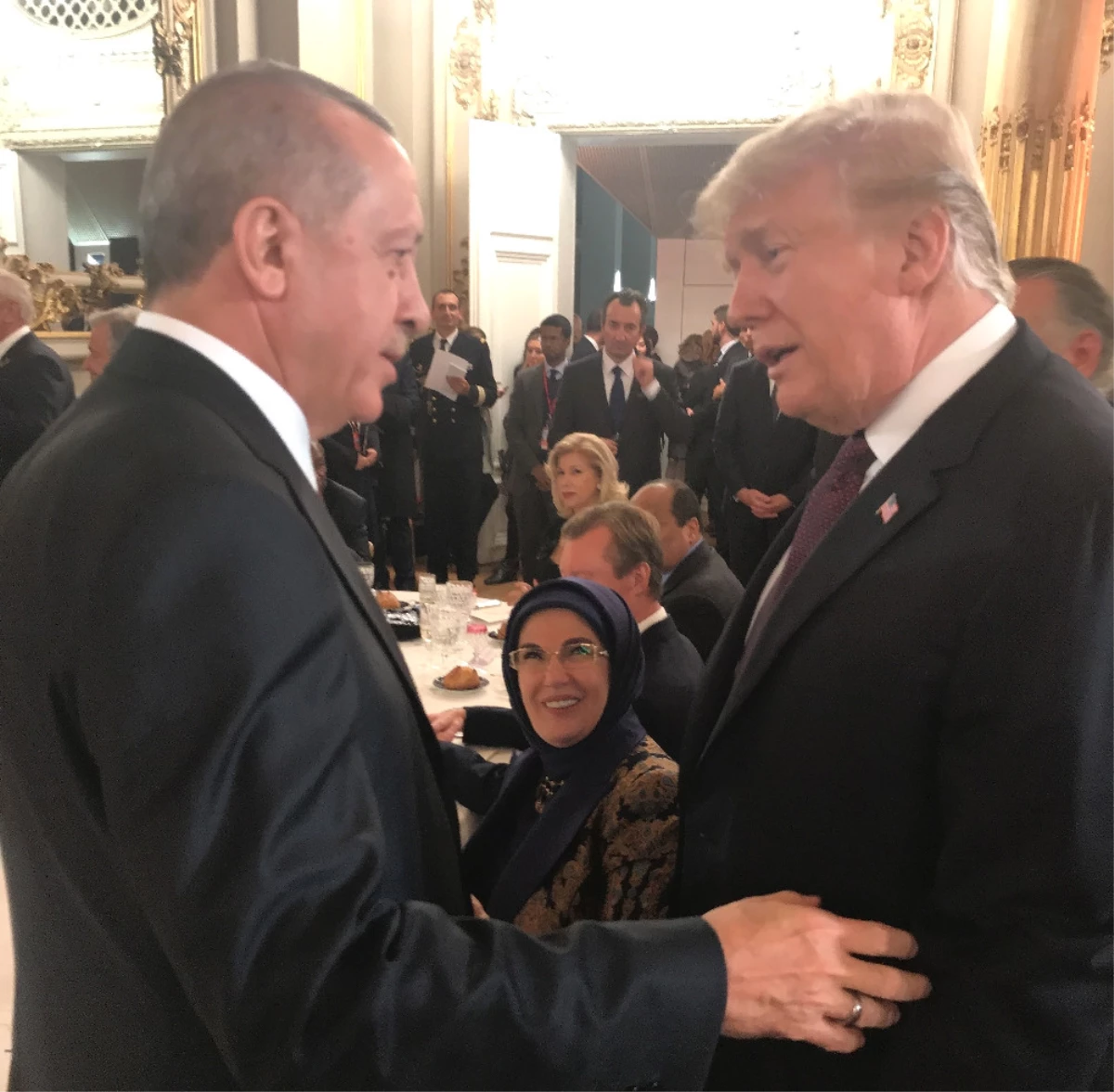 Erdoğan Trump\'la Görüştü