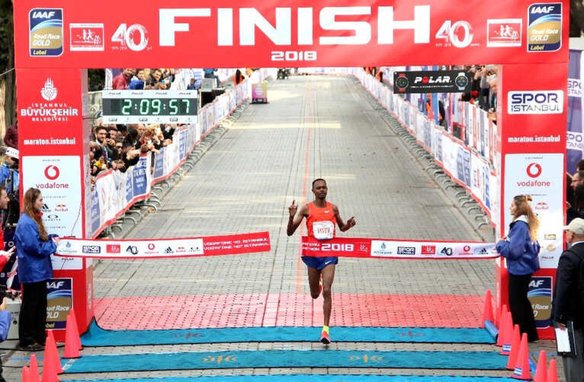 Vodafone İstanbul Maratonu\'nda Zafer Kenyalı Atletlerin