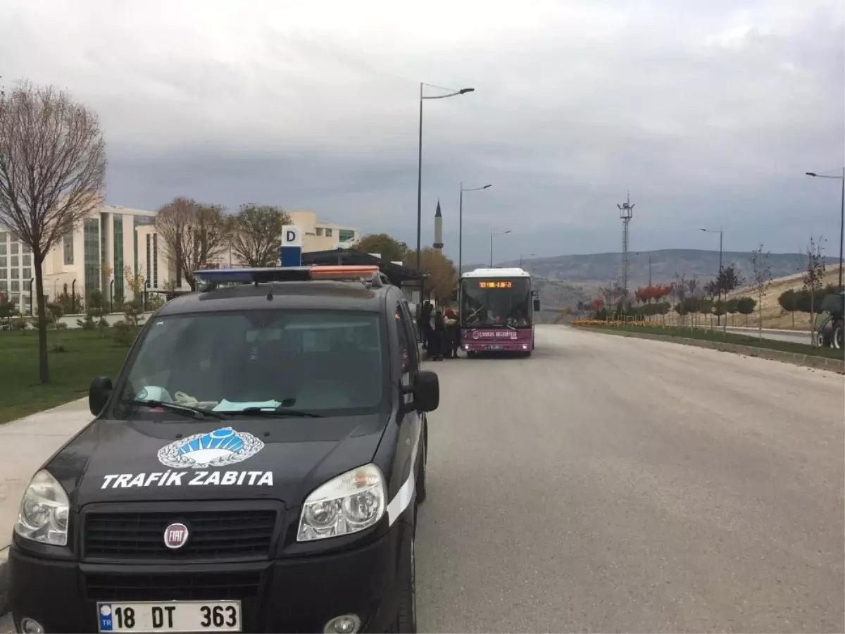 Çankırı Zabıtasından Halk Otobüslerine Denetim