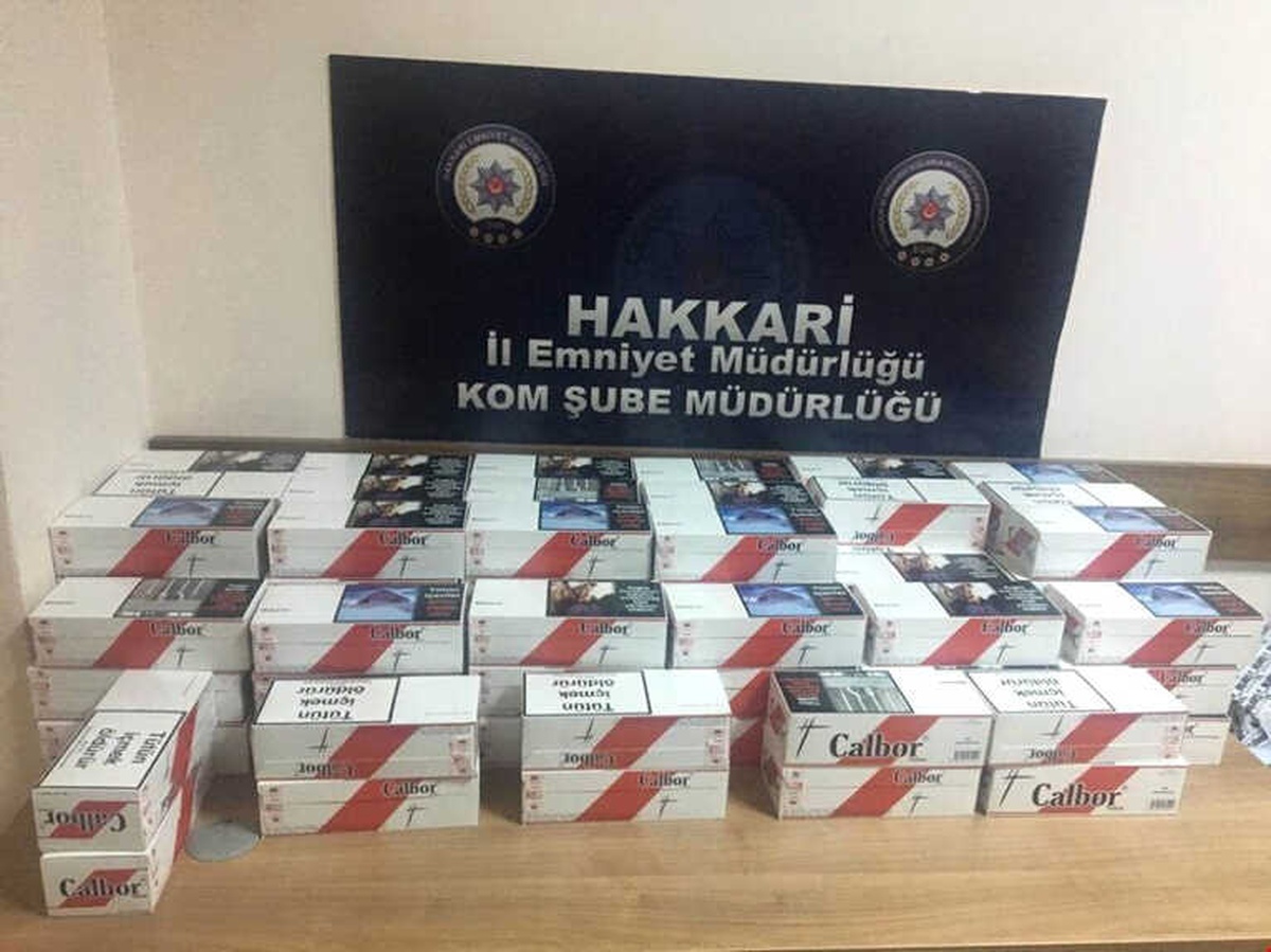 Hakkari\'de Çok Sayıda Kaçak Malzeme Ele Geçirildi