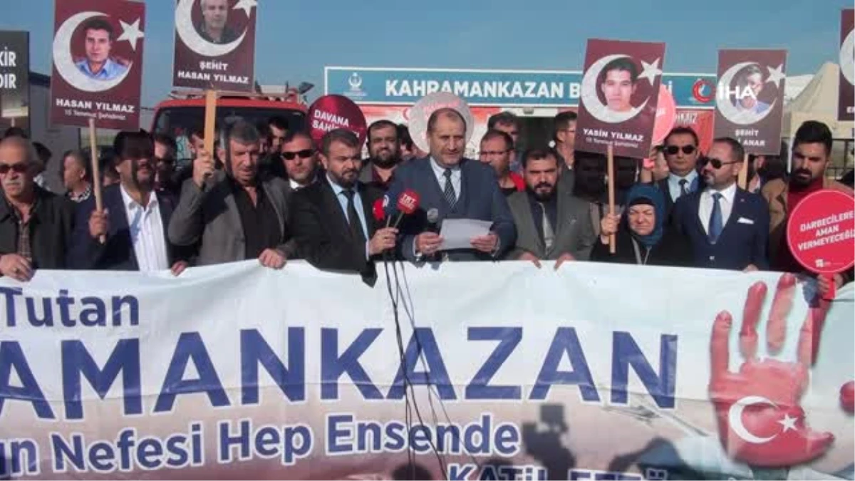 Şehit Yakınları ve Gazilerden Kahramankazan Belediye Başkanı Ertürk\'e Destek