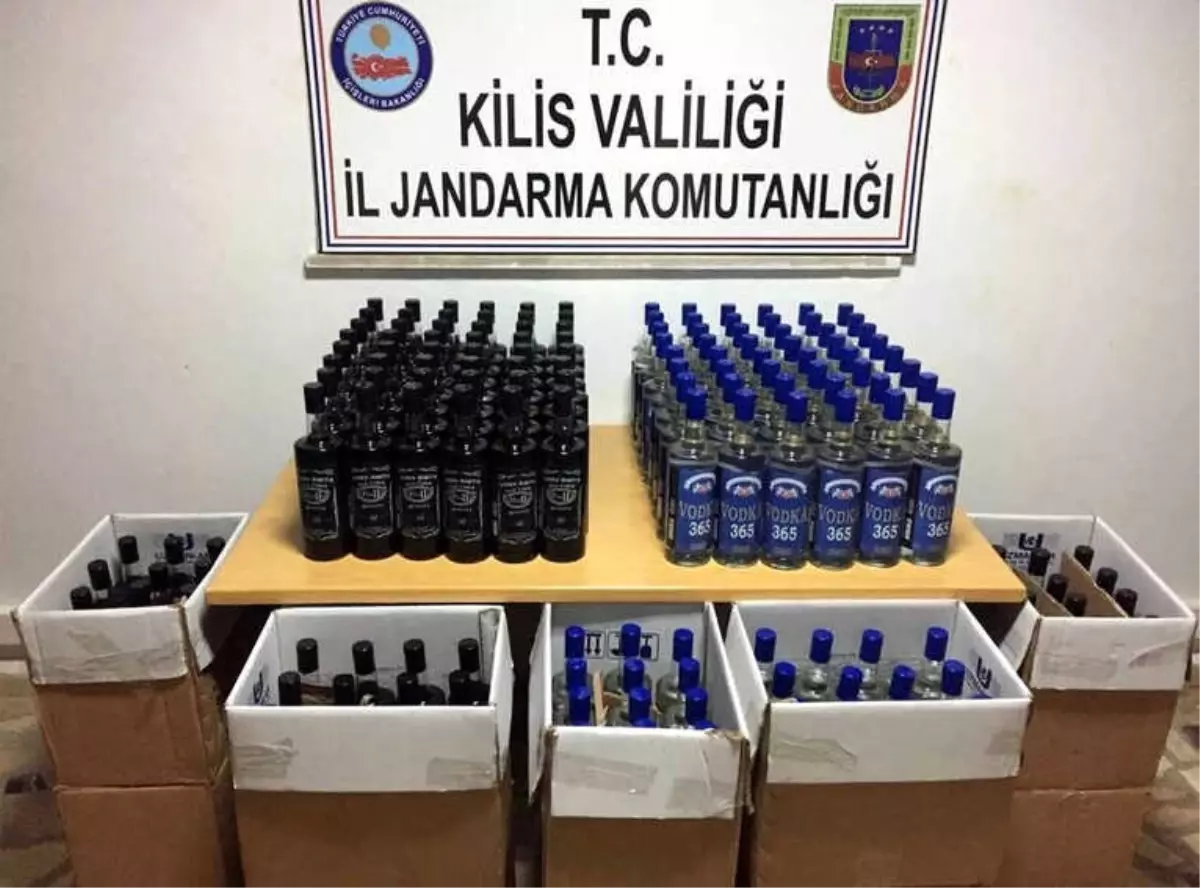 216 Litre Kaçak İçki Ele Geçirildi