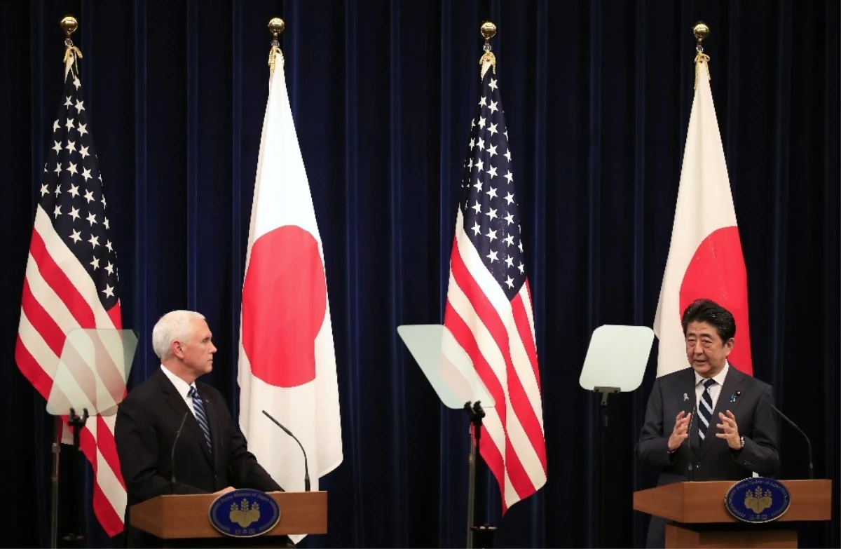 Abe ve Pence Tokyo\'da Görüştü