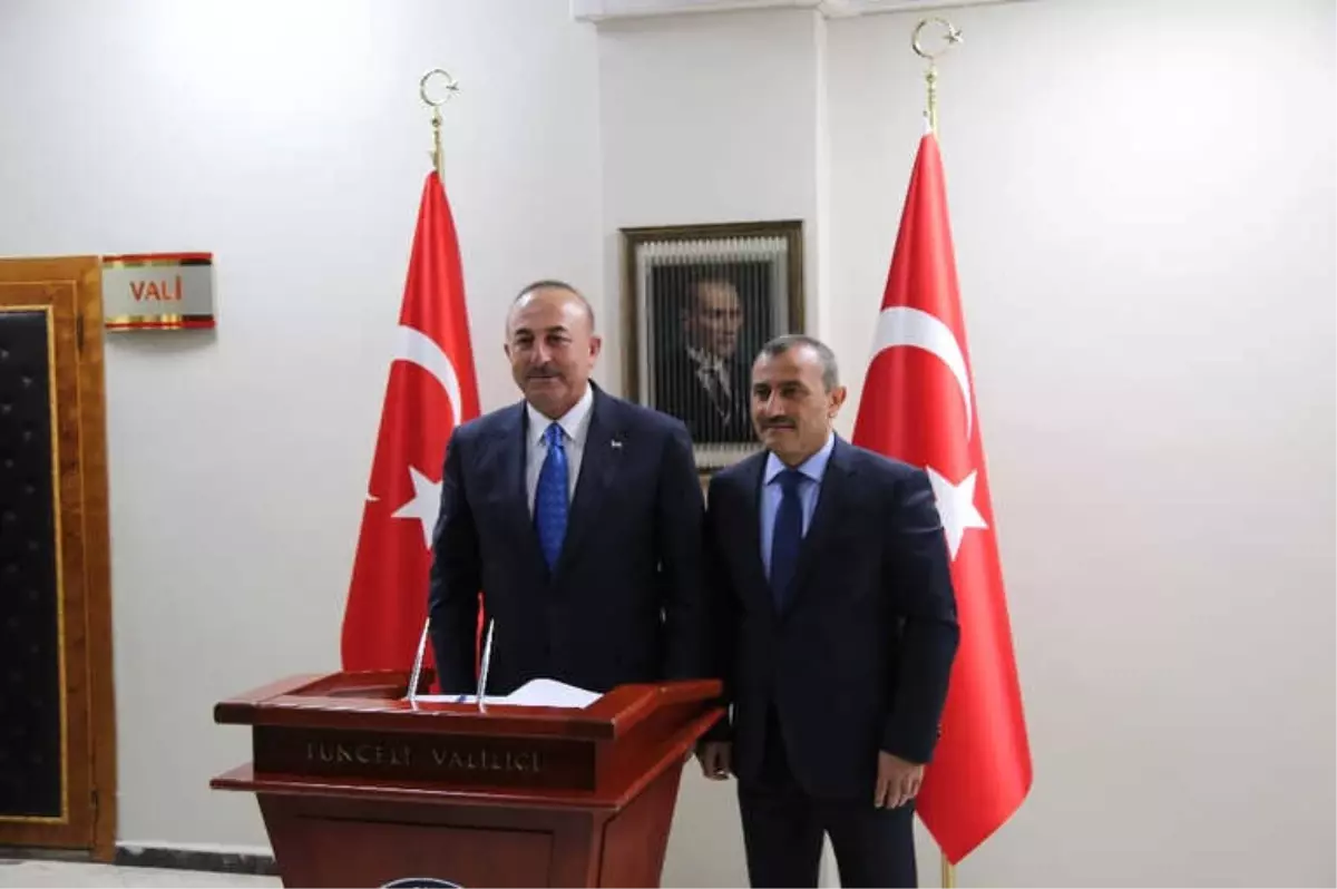 Bakan Çavuşoğlu Tunceli\'de