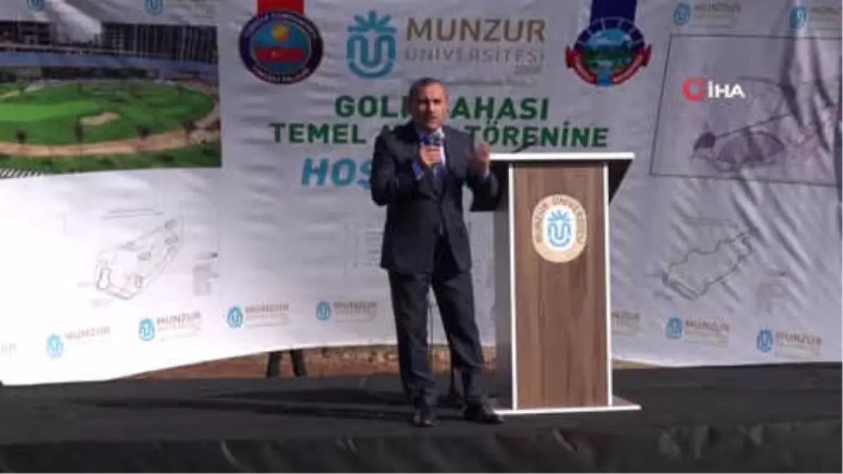 Bakan Çavuşoğlu, Tunceli\'de Golf Sahasının Temelini Attı