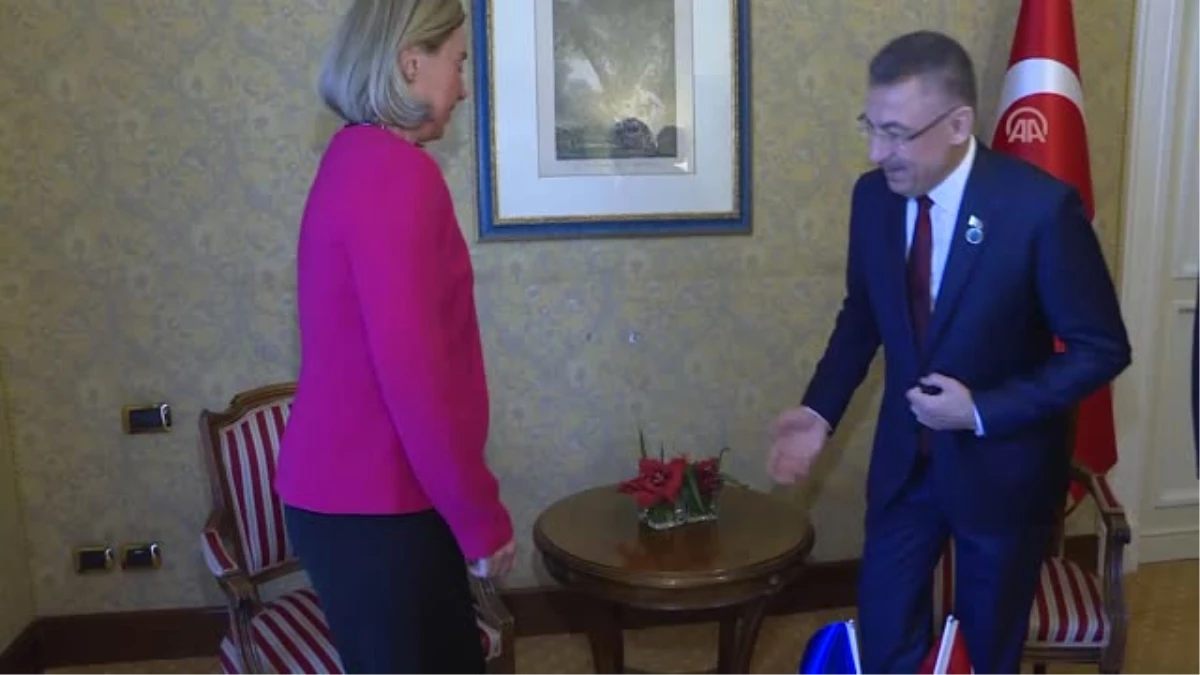 Cumhurbaşkanı Yardımcısı Oktay, Mogherini ile Görüştü - Palermo