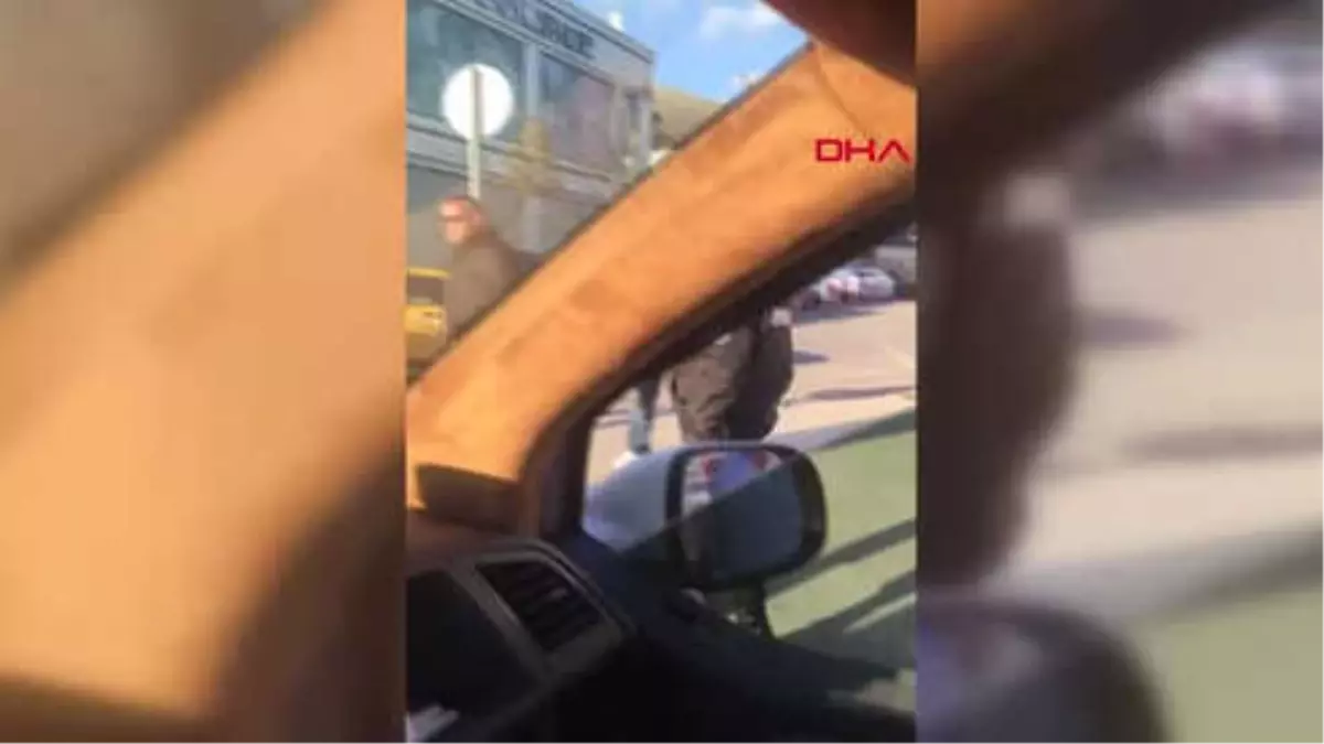 Taksici ile Uber Sürücüsü Arasında Müşteri Kavgası