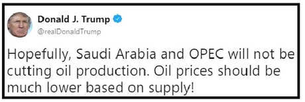 Trump\'tan Suudi Arabistan ve Opec\'e "Petrol Uyarısı"
