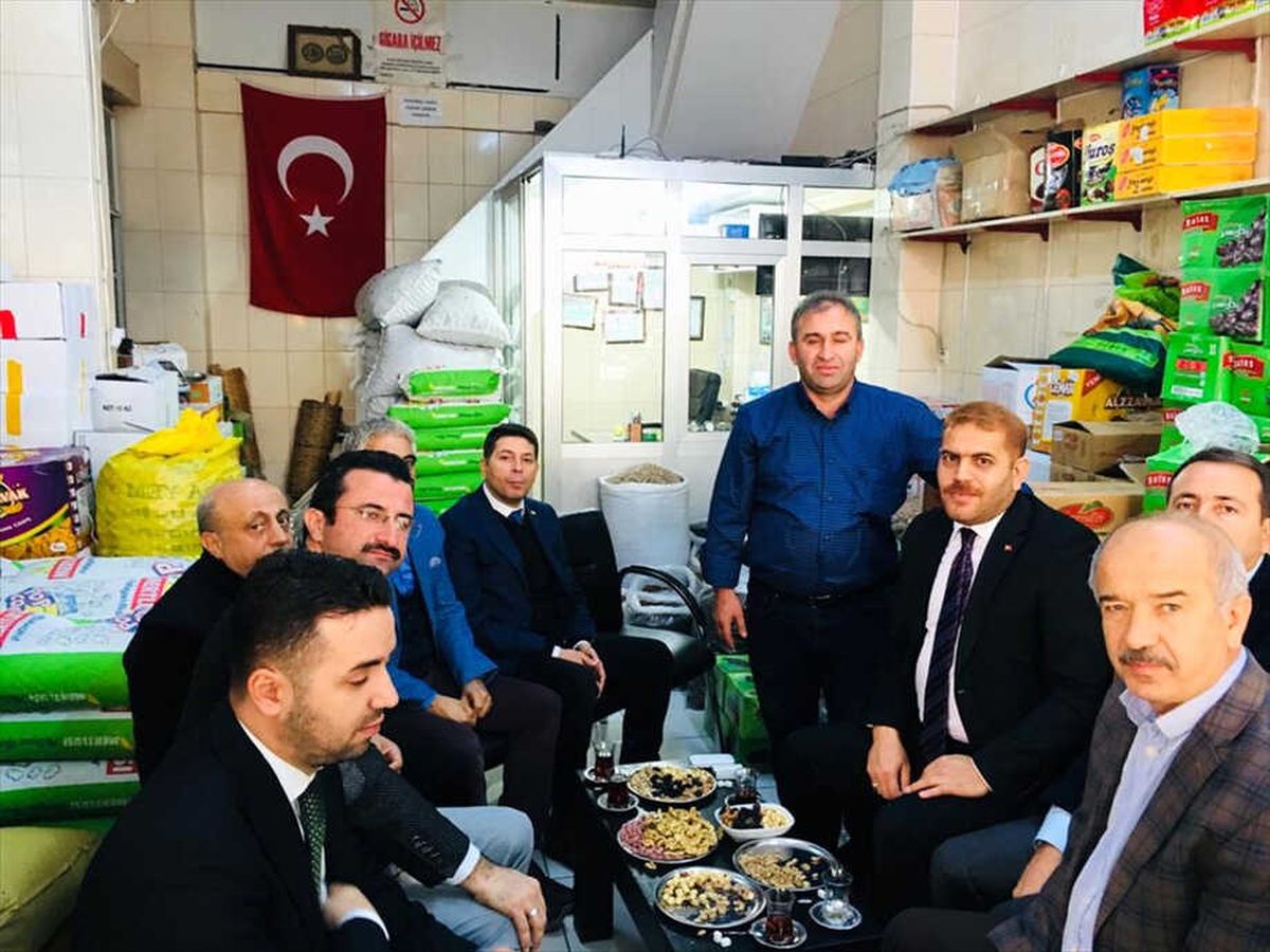 AK Parti Hatay İl Başkanı Güler\'in Esnaf Ziyareti