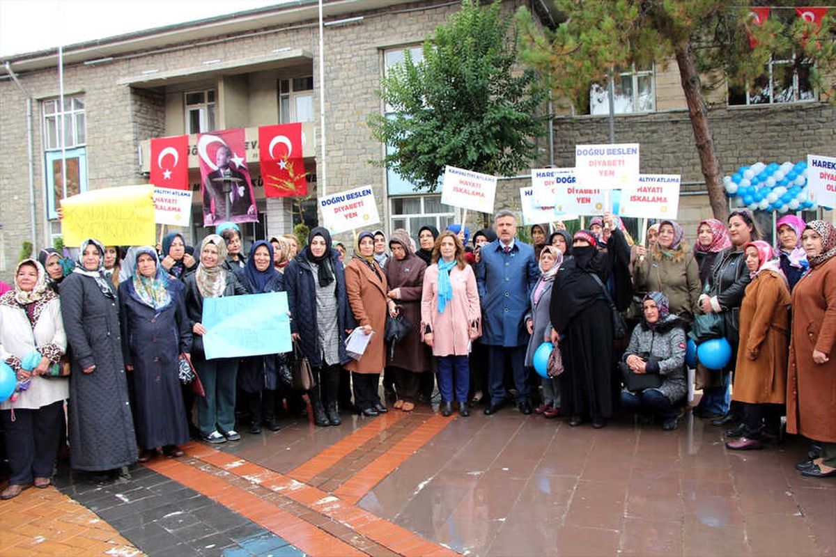 Diyabete Dikkat Çekmek İçin Yürüdüler