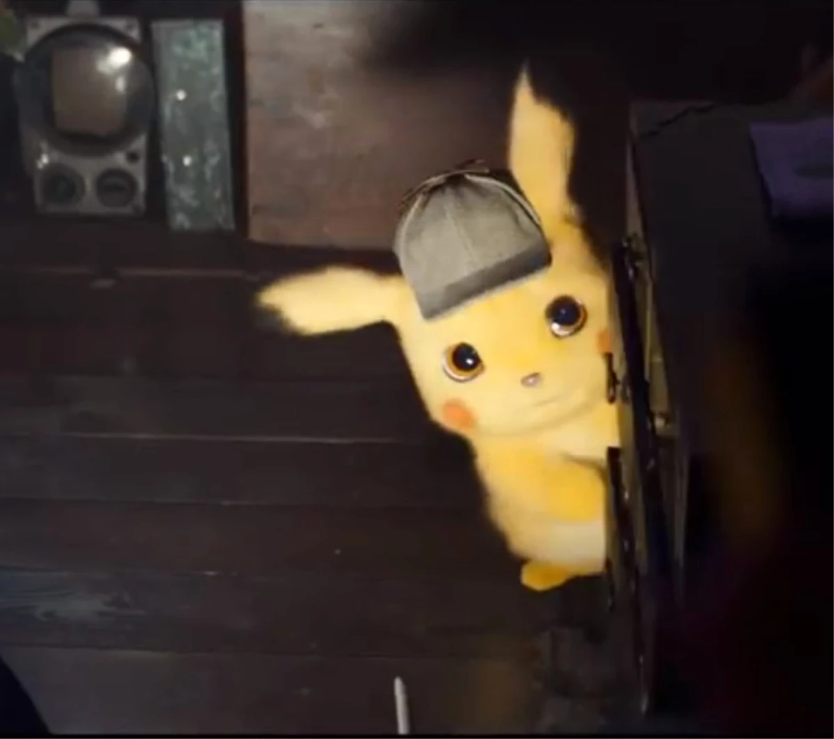 Fenomen Çizgi Kahramanlar Pokémon\'un Filmi "Dedektif Pikachu", Sosyal Medyaya Damga Vurdu