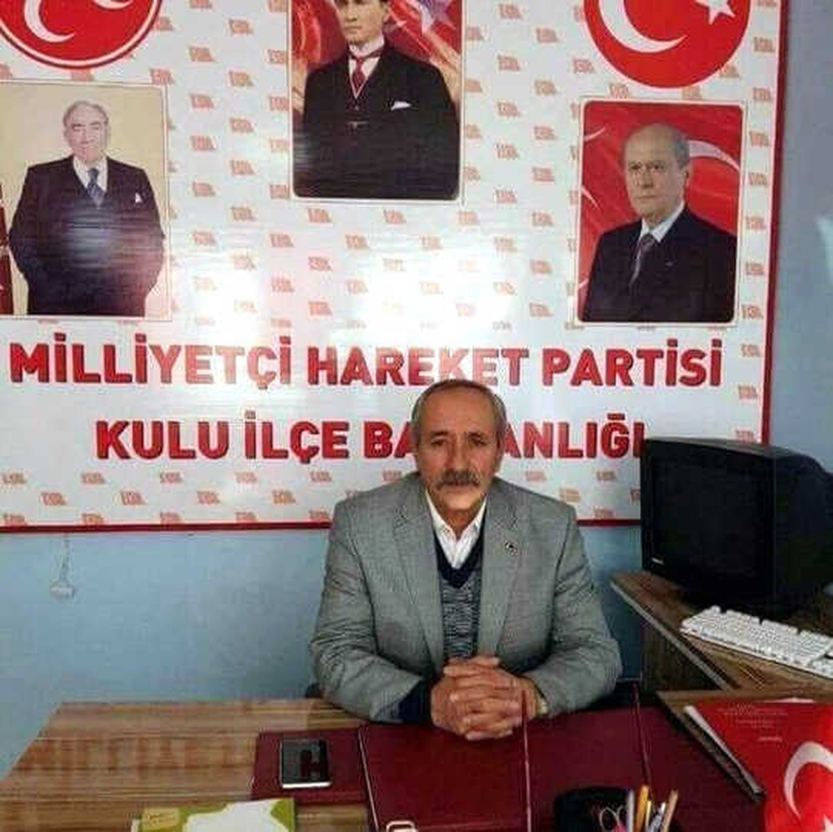 Kalp Krizi Geçiren MHP\'li İlçe Başkanı Yaşam Mücadelesini Kaybetti