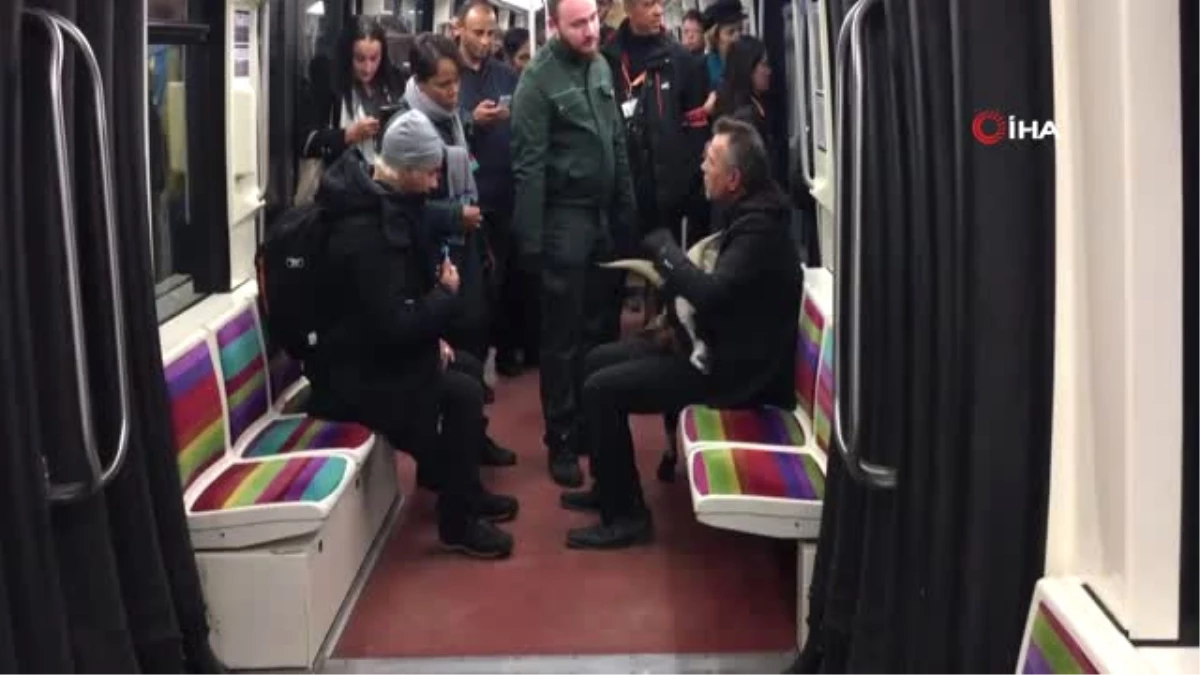 Paris Metrosunda Çaldığı Keçi ile Yakalandı