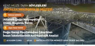 Tarih Söyleşilerinde Nekropolis Anlatılacak