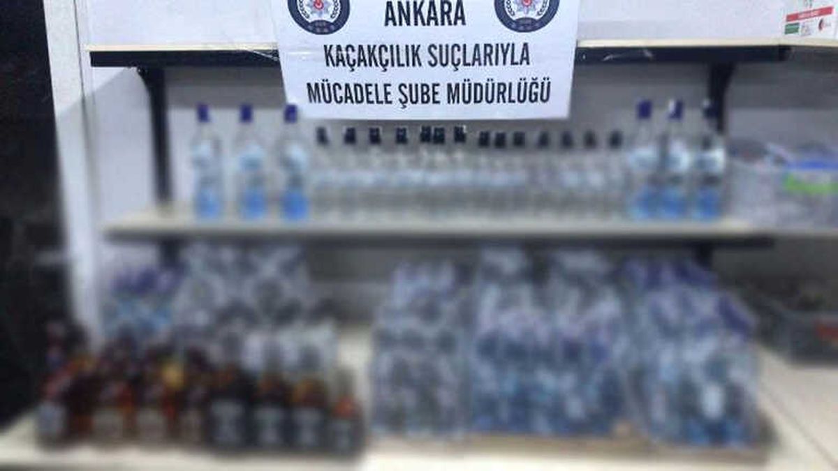 Ankara\'da Kaçak İçki Operasyonu: 22 Gözaltı