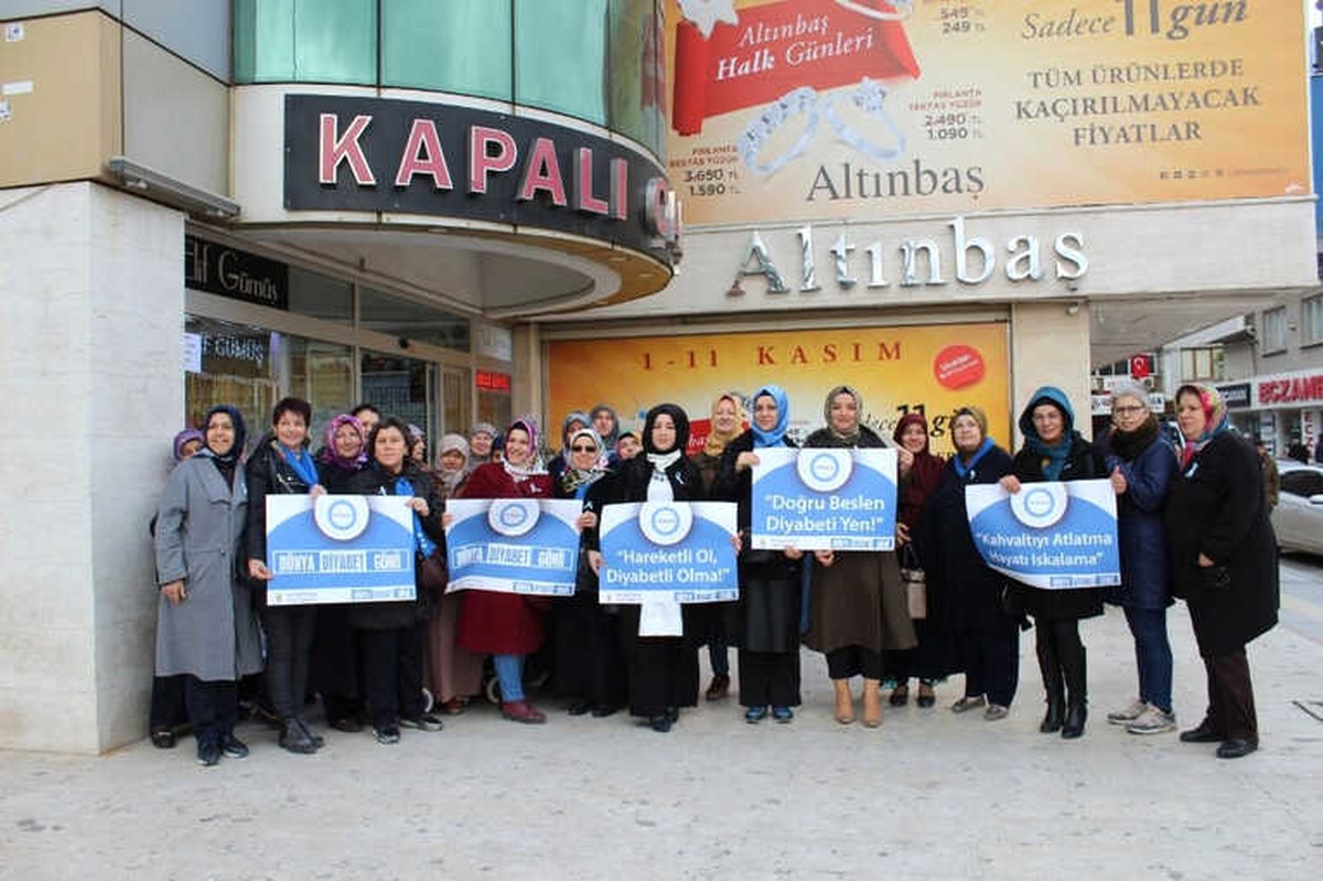 Biga\'da \'Hareketli Ol Diyabet Olma\' Etkinliği