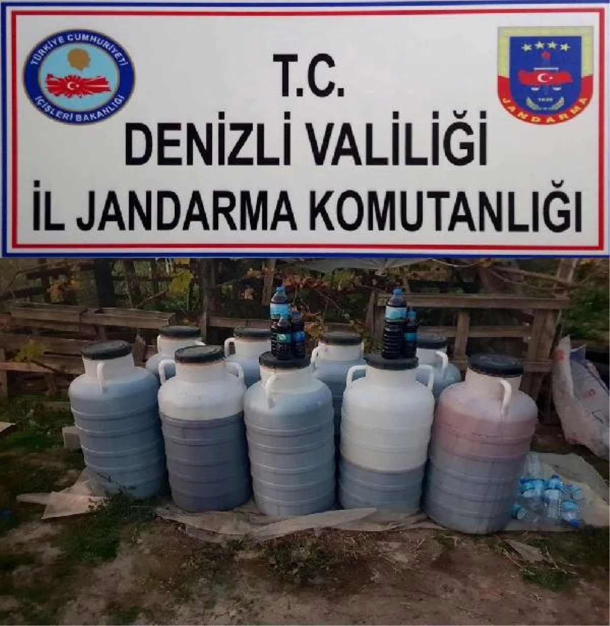 Evde Kaçak Üretilen 750 Litre Şarap Ele Geçirildi