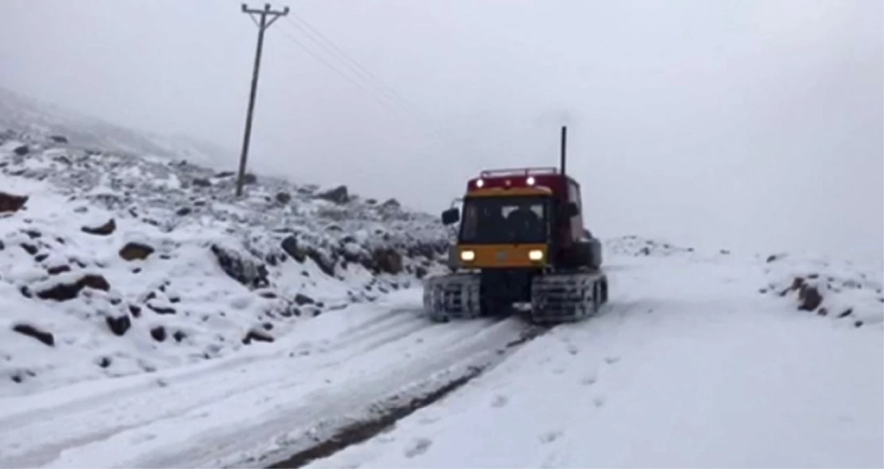 Rize\'nin Yüksek Kesimlerinde Kar Yağışı Etkili Oldu