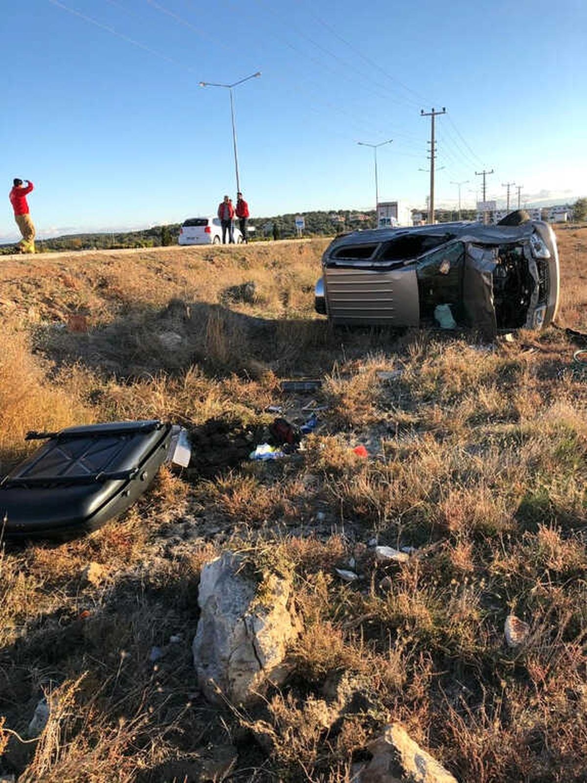 Ayvalık\'ta Trafik Kazası: 1 Yaralı