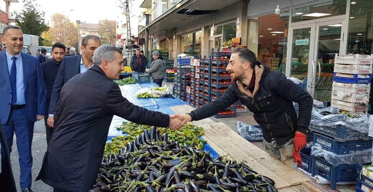Başkan Çınar, Pazarcı Esnafını Ziyaret Edip Talepleri Dinledi