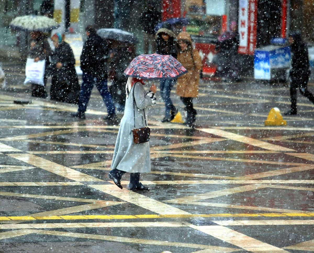 Malatya\'da Kar Yağışı