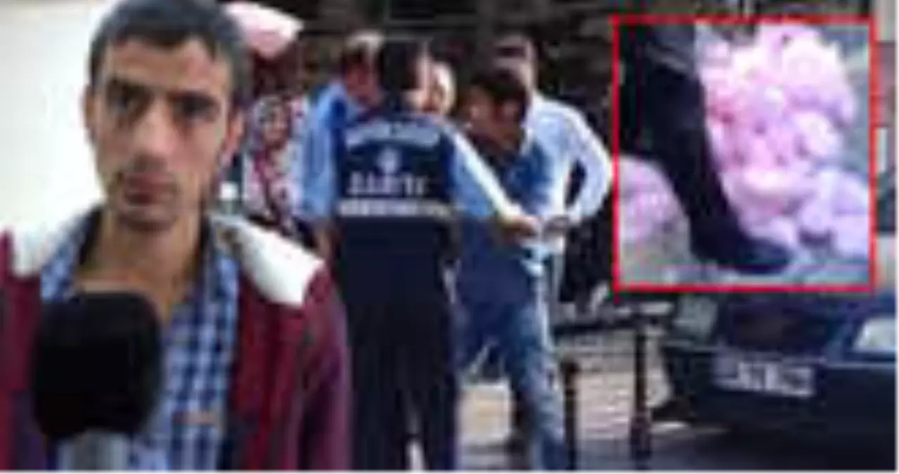 Pamuk Şekerleri Çiğnenen Seyyar Satıcı Zabıtadan Şikayetçi Olmadı: Onun da Ailesi Var