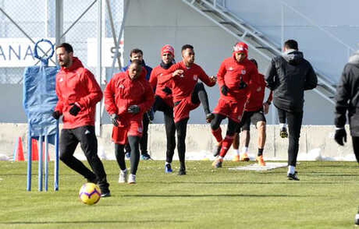 Demir Grup Sivasspor, Çaykur Rizespor Maçı Hazırlıklarını Sürdürdü