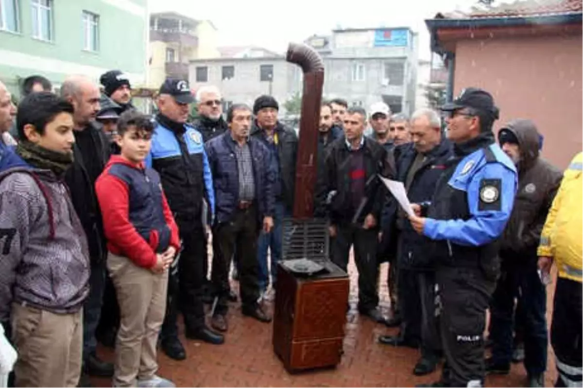 Polis, Vatandaşa Soba Yakmayı Öğretti