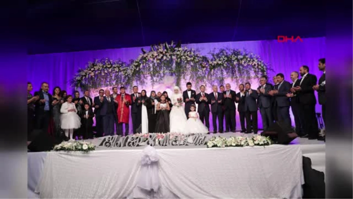 Antalya TBMM Başkanı Yıldırım, Antalya\'da Düğüne Katıldı