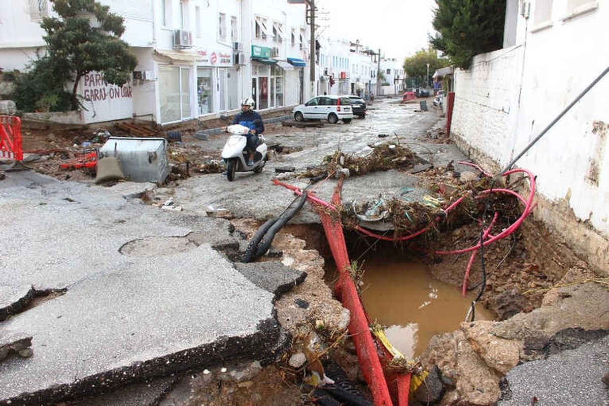 Bodrum Felaketi Yaşadı