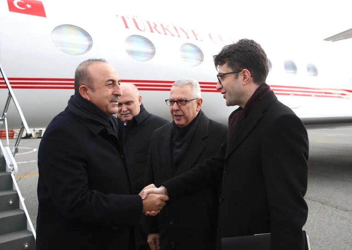 Dışişleri Bakanı Çavuşoğlu, ABD\'de Türkevi Binasının İnşaatını Ziyaret Etti