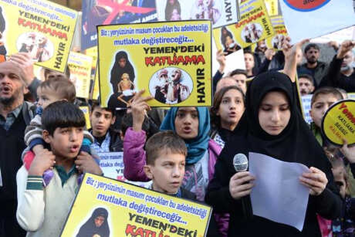 Diyarbakır\'da Çocuklar Yemen İçin Yardım İstedi
