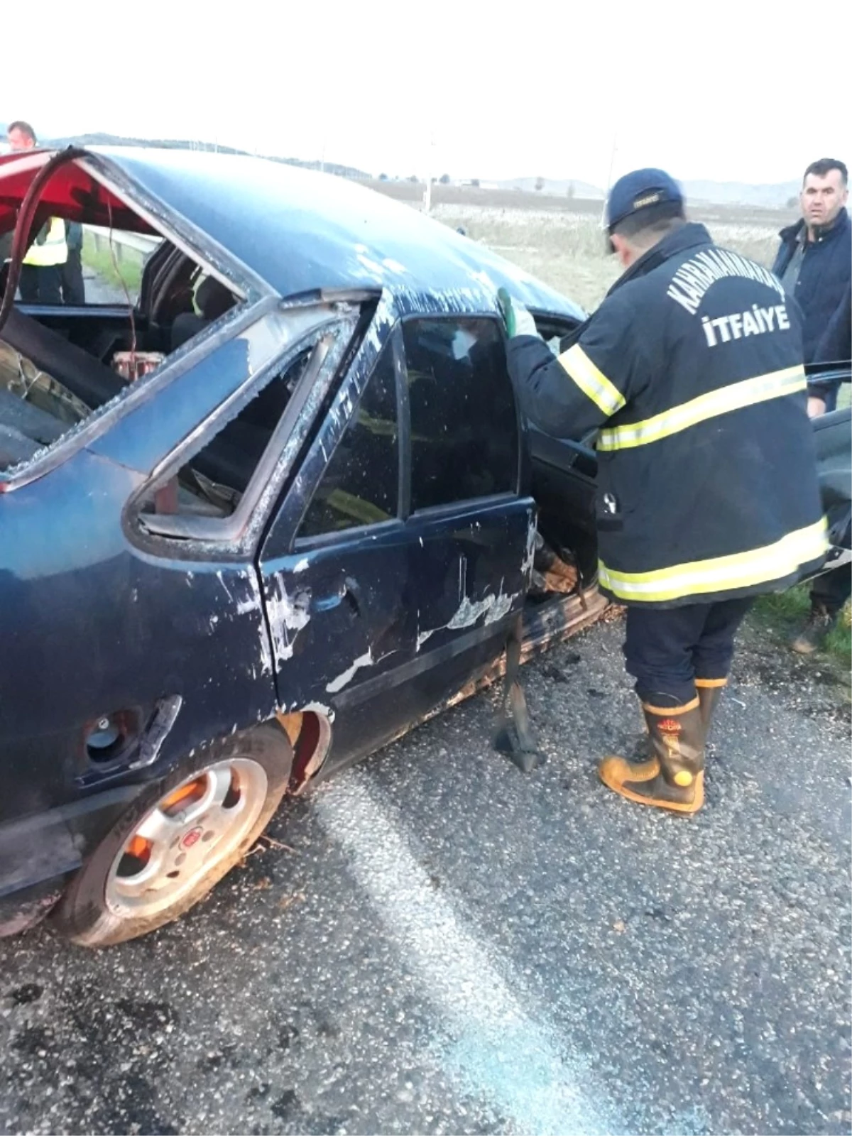 Nurdağı\'nda Kaza: 2 Yaralı