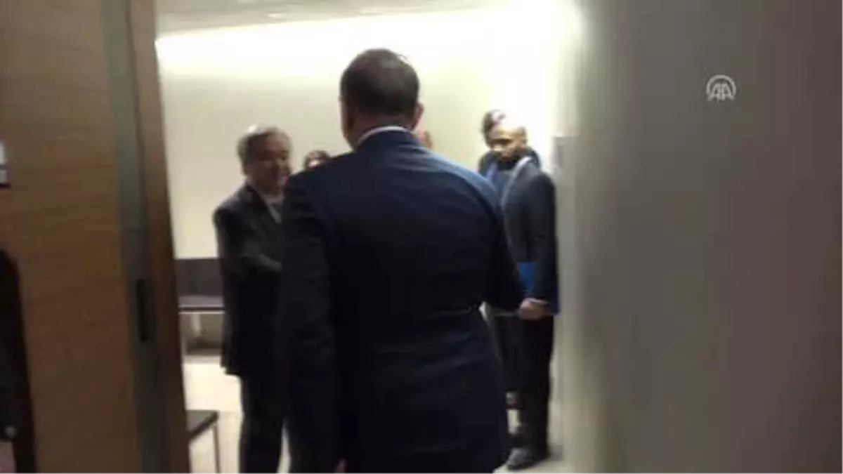 Dışişleri Bakanı Çavuşoğlu BM Genel Sekreteri Guterres\'le Görüştü - New