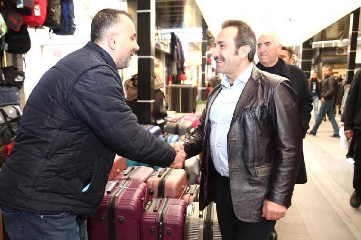 Vali Ali Mantı, Esnaflarla Görüştü