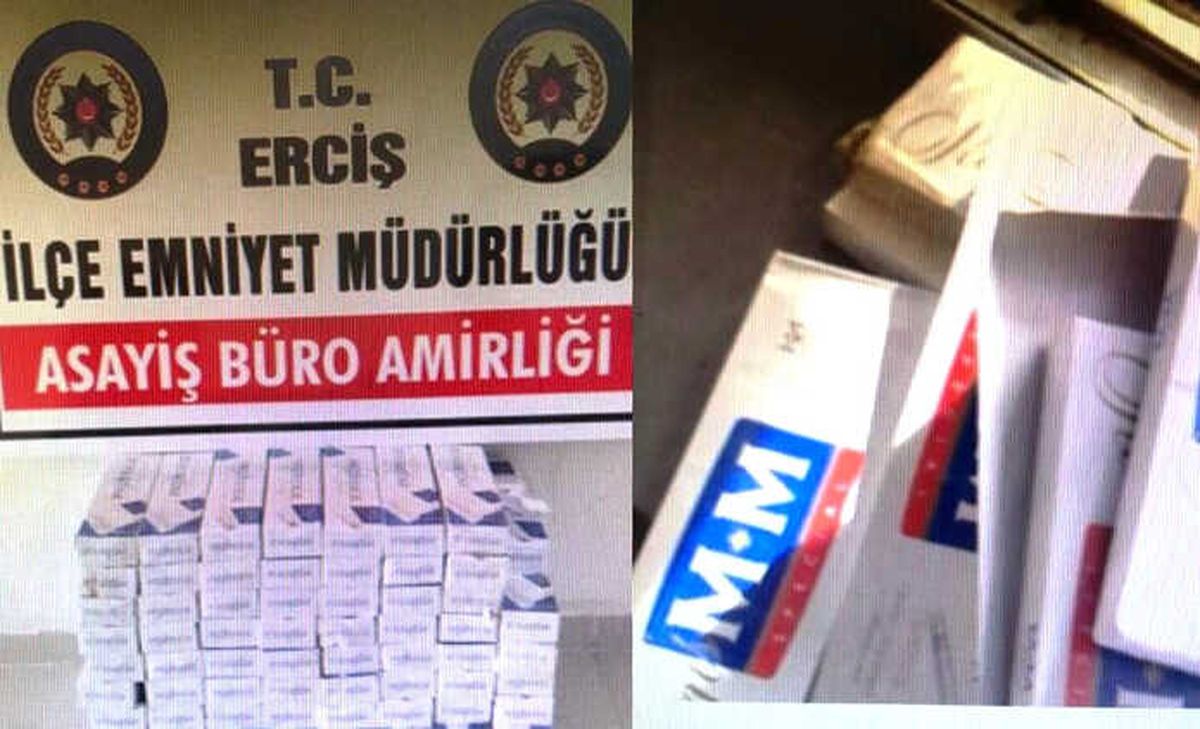 Erciş\'te Kaçak Sigara Operasyonu